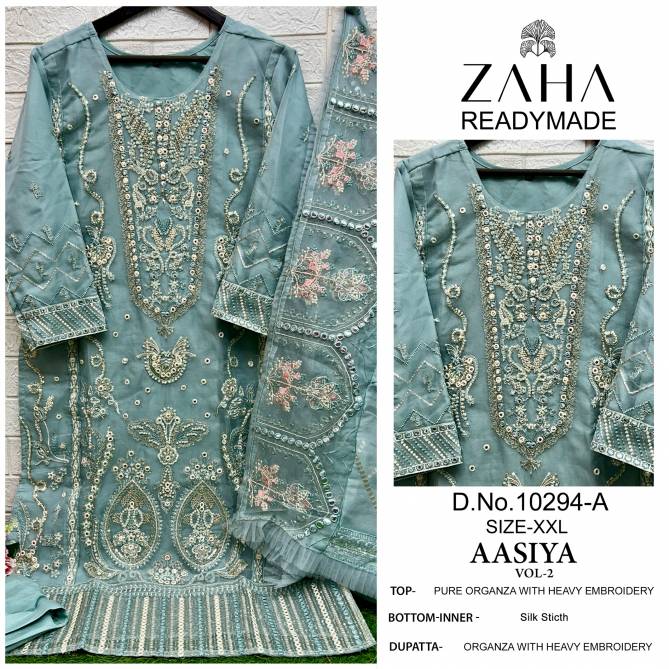 Aasiya Vol 2 By Zaha Pakistani Readymade Suits Wholesale Market in Surat
